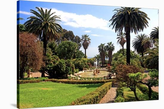 Park of the Villa Nobel in San Remo, Province of Imperia, Liguria, Italy-null-Stretched Canvas