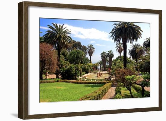 Park of the Villa Nobel in San Remo, Province of Imperia, Liguria, Italy-null-Framed Art Print