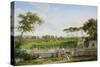 Park of the Villa Pamphili. 1832-Johann Christian Reinhart-Stretched Canvas