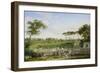 Park of the Villa Pamphili. 1832-Johann Christian Reinhart-Framed Giclee Print