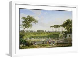 Park of the Villa Pamphili. 1832-Johann Christian Reinhart-Framed Giclee Print