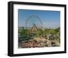 Park on Montjuic Barcelona-null-Framed Art Print