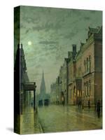 Park Row, Leeds, 1882-John Atkinson Grimshaw-Stretched Canvas