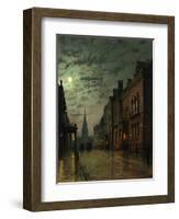 Park Row, Leeds, England-John Atkinson Grimshaw-Framed Giclee Print