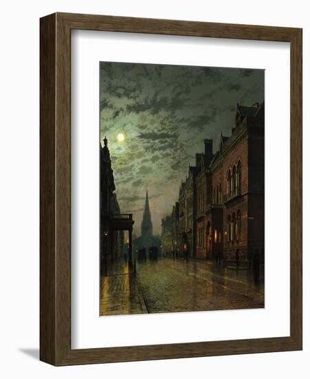 Park Row, Leeds, England-John Atkinson Grimshaw-Framed Giclee Print