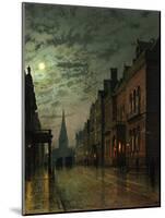 Park Row, Leeds, England-John Atkinson Grimshaw-Mounted Giclee Print