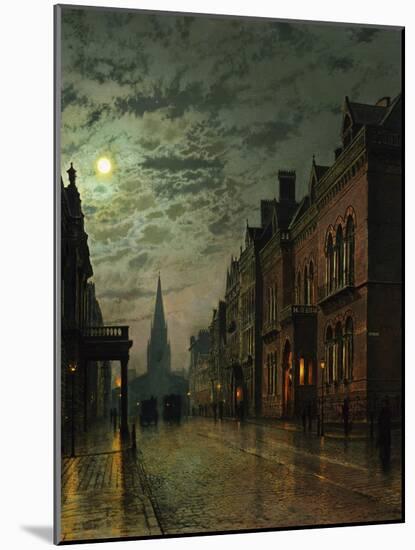 Park Row, Leeds, England-John Atkinson Grimshaw-Mounted Giclee Print