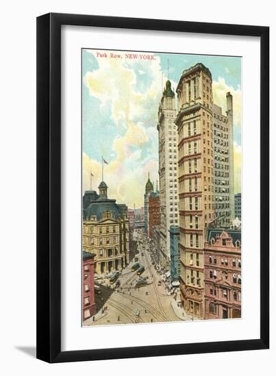 Park Row, New York City-null-Framed Art Print