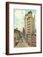 Park Row, New York City-null-Framed Art Print