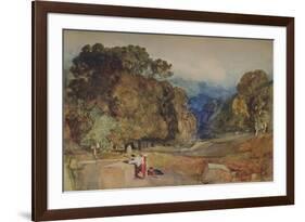 'Park Scene', 1923-John Sell Cotman-Framed Giclee Print