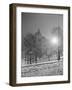 Park Scene near Buildings-Frank Mastro-Framed Photographic Print