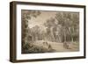 Park Scene-Jean-Baptiste Oudry-Framed Art Print