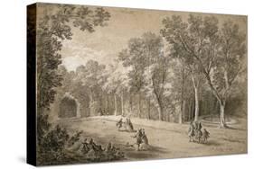 Park Scene-Jean-Baptiste Oudry-Stretched Canvas