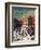 "Park Street, Boston," Saturday Evening Post Cover, January 7, 1961-John Falter-Framed Giclee Print