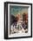 "Park Street, Boston," Saturday Evening Post Cover, January 7, 1961-John Falter-Framed Giclee Print