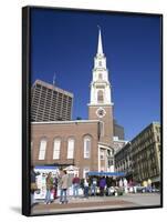 Park Street Church, Boston Common, Boston, Massachusetts, New England, USA-Amanda Hall-Framed Photographic Print