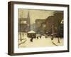 Park Street Church in Snow, 1913-Arthur Clifton Goodwin-Framed Giclee Print