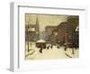 Park Street Church in Snow, 1913-Arthur Clifton Goodwin-Framed Giclee Print