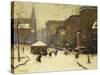 Park Street Church in Snow, 1913-Arthur Clifton Goodwin-Stretched Canvas