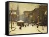 Park Street Church in Snow-Arthur Clifton Goodwin-Framed Stretched Canvas