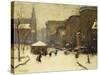 Park Street Church in Snow-Arthur Clifton Goodwin-Stretched Canvas