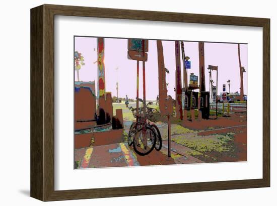 Park, Venice Beach, California-Steve Ash-Framed Giclee Print
