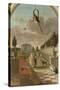 Park with Country House-Jan Weenix-Stretched Canvas