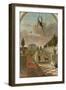 Park with Country House-Jan Weenix-Framed Art Print