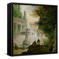 Park with Fountain, 1762-1765-Hubert Robert-Framed Stretched Canvas