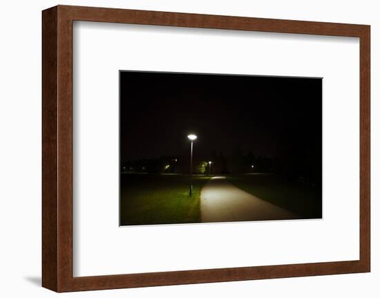 Park with lighting-Benjamin Engler-Framed Photographic Print