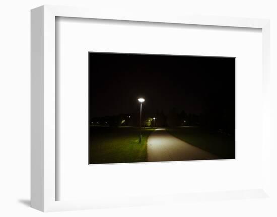 Park with lighting-Benjamin Engler-Framed Photographic Print