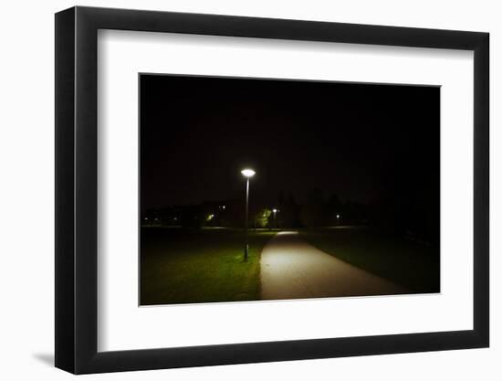 Park with lighting-Benjamin Engler-Framed Photographic Print