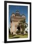 Park with Plants and Trees around Victory Gate (Patuxai)-Richard Nebesky-Framed Photographic Print