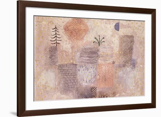 Park with the cool Crescent-Paul Klee-Framed Giclee Print