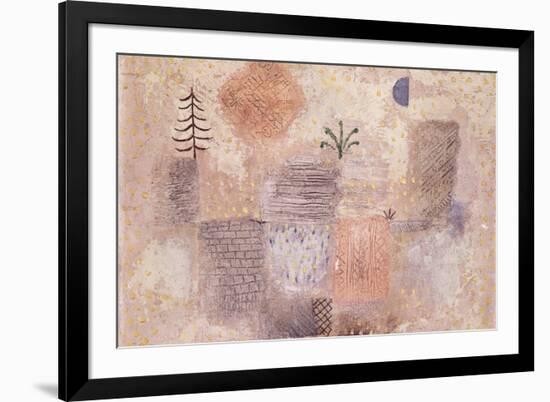 Park with the cool Crescent-Paul Klee-Framed Giclee Print