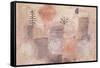 Park with the cool Crescent-Paul Klee-Framed Stretched Canvas