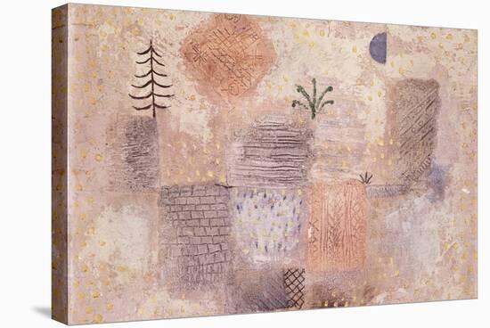 Park with the cool Crescent-Paul Klee-Stretched Canvas