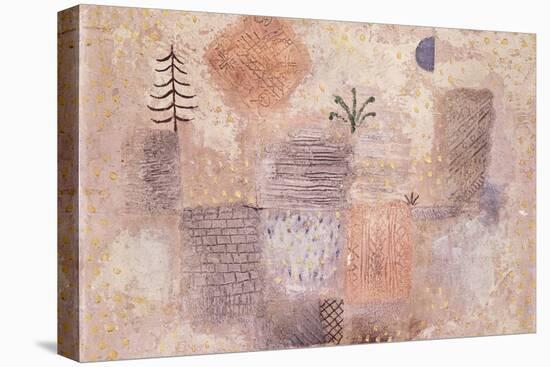 Park with the cool Crescent-Paul Klee-Stretched Canvas