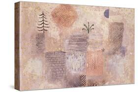 Park with the cool Crescent-Paul Klee-Stretched Canvas