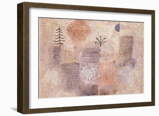 Park with the cool Crescent-Paul Klee-Framed Giclee Print