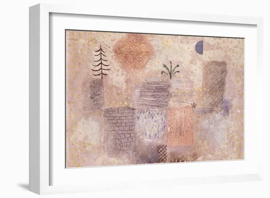 Park with the cool Crescent-Paul Klee-Framed Giclee Print