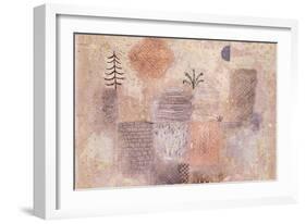 Park with the cool Crescent-Paul Klee-Framed Giclee Print