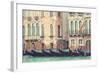 Parked Gondolas Along the Grand Canal of Venice, Veneto, Venice District, Italy-ClickAlps-Framed Photographic Print