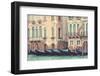 Parked Gondolas Along the Grand Canal of Venice, Veneto, Venice District, Italy-ClickAlps-Framed Photographic Print