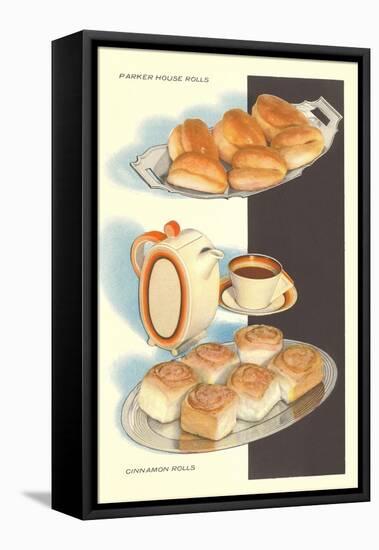 Parker House Rolls, Cinnamon Buns-null-Framed Stretched Canvas