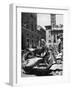 Parking Lot for Vespa Scotters-Dmitri Kessel-Framed Photographic Print