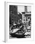 Parking Lot for Vespa Scotters-Dmitri Kessel-Framed Photographic Print