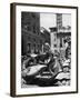 Parking Lot for Vespa Scotters-Dmitri Kessel-Framed Photographic Print