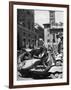 Parking Lot for Vespa Scotters-Dmitri Kessel-Framed Photographic Print