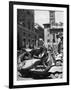 Parking Lot for Vespa Scotters-Dmitri Kessel-Framed Photographic Print